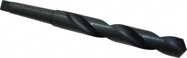 Interstate - 1-9/64", 3MT 118° Point High Speed Steel Taper Shank Drill Bit - Americas Industrial Supply