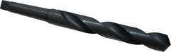 Interstate - 1-9/64", 3MT 118° Point High Speed Steel Taper Shank Drill Bit - Americas Industrial Supply