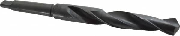 Interstate - 1-15/64", 3MT 118° Point High Speed Steel Taper Shank Drill Bit - Americas Industrial Supply