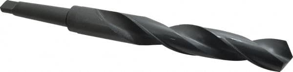 Interstate - 1-3/8", 3MT 118° Point High Speed Steel Taper Shank Drill Bit - Americas Industrial Supply
