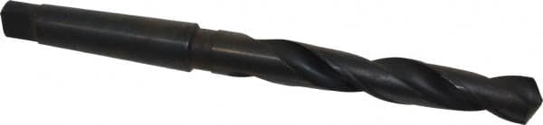 Interstate - 1-1/8", 4MT 118° Point High Speed Steel Taper Shank Drill Bit - Americas Industrial Supply