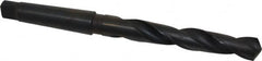 Interstate - 1-1/8", 4MT 118° Point High Speed Steel Taper Shank Drill Bit - Americas Industrial Supply