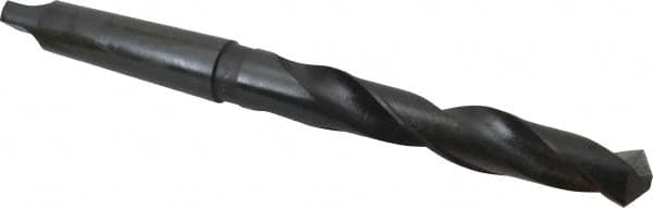 Interstate - 1-11/64", 4MT 118° Point High Speed Steel Taper Shank Drill Bit - Americas Industrial Supply