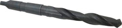 Interstate - 1-7/32", 4MT 118° Point High Speed Steel Taper Shank Drill Bit - Oxide Finish, 7-1/2" Flute Length, 13-1/8" OAL, Spiral Flute - Americas Industrial Supply