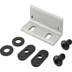 80/20 Inc. - 2" Wide x 1" High x 1" Long Open Shelving Door Catch Bracket - Americas Industrial Supply