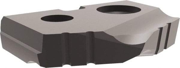 Allied Machine and Engineering - 1/2" Diam x 3/32" Thick, Seat Code Z, 132° Included Angle Spade Drill Insert - Diamond Coated, Carbide, Series T-A - Americas Industrial Supply