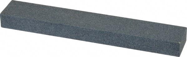 Made in USA - 120 Grit Aluminum Oxide Rectangular Polishing Stone - Fine Grade, 1" Wide x 6" Long x 1/2" Thick - Americas Industrial Supply