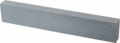 Made in USA - 180 Grit Aluminum Oxide Rectangular Polishing Stone - Very Fine Grade, 1" Wide x 6" Long x 1/2" Thick - Americas Industrial Supply