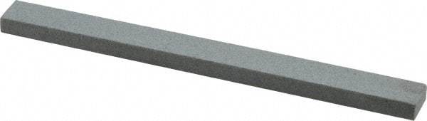 Made in USA - 220 Grit Aluminum Oxide Rectangular Polishing Stone - Very Fine Grade, 1/2" Wide x 6" Long x 1/4" Thick - Americas Industrial Supply