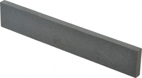 Made in USA - 220 Grit Aluminum Oxide Rectangular Polishing Stone - Very Fine Grade, 1" Wide x 6" Long x 1/4" Thick - Americas Industrial Supply