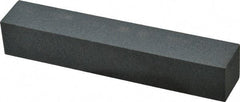 Made in USA - 220 Grit Aluminum Oxide Square Polishing Stone - Very Fine Grade, 1" Wide x 6" Long x 1" Thick - Americas Industrial Supply