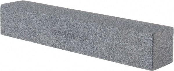 Value Collection - 150 Grit Silicon Carbide Square Polishing Stone - Very Fine Grade, 1" Wide x 6" Long x 1" Thick - Americas Industrial Supply