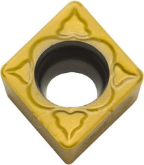 Parlec - CDCD050700 Polycrystalline Diamond (PCD) Boring Insert - Uncoated, 80° Diamond, 15° Relief Angle, 0.156" Inscr Circle, 0.04" Thick, 0.007" Corner Radius - Americas Industrial Supply