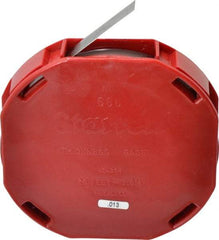 Starrett - 0.013 Inch Thick x 7.62 m Long x 1/2 Inch Wide, Feeler Stock Roll - Tempered Steel - Americas Industrial Supply