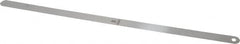 Starrett - 0.002 Inch Thick x 1/2 Inch Wide x 12 Inch Leaf Length, Parallel Feeler Gage - Tempered Steel - Americas Industrial Supply