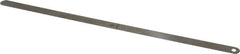 Starrett - 0.004 Inch Thick x 1/2 Inch Wide x 12 Inch Leaf Length, Parallel Feeler Gage - Tempered Steel - Americas Industrial Supply