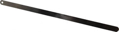 Starrett - 0.006 Inch Thick x 1/2 Inch Wide x 12 Inch Leaf Length, Parallel Feeler Gage - Tempered Steel - Americas Industrial Supply