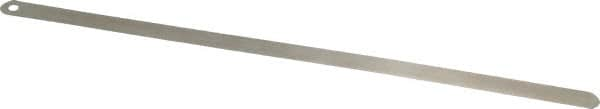 Starrett - 0.008 Inch Thick x 1/2 Inch Wide x 12 Inch Leaf Length, Parallel Feeler Gage - Tempered Steel - Americas Industrial Supply