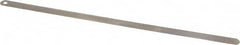 Starrett - 0.012 Inch Thick x 1/2 Inch Wide x 12 Inch Leaf Length, Parallel Feeler Gage - Tempered Steel - Americas Industrial Supply