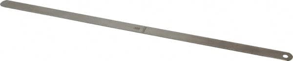 Starrett - 0.023 Inch Thick x 1/2 Inch Wide x 12 Inch Leaf Length, Parallel Feeler Gage - Tempered Steel - Americas Industrial Supply