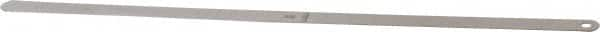 Starrett - 0.026 Inch Thick x 1/2 Inch Wide x 12 Inch Leaf Length, Parallel Feeler Gage - Tempered Steel - Americas Industrial Supply