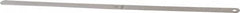 Starrett - 0.026 Inch Thick x 1/2 Inch Wide x 12 Inch Leaf Length, Parallel Feeler Gage - Tempered Steel - Americas Industrial Supply