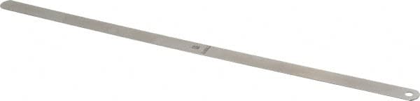 Starrett - 0.028 Inch Thick x 1/2 Inch Wide x 12 Inch Leaf Length, Parallel Feeler Gage - Tempered Steel - Americas Industrial Supply