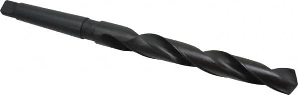 Interstate - 19.5mm, 2MT 118° Point High Speed Steel Taper Shank Drill Bit - Americas Industrial Supply