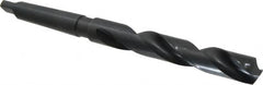 Interstate - 20mm, 2MT 118° Point High Speed Steel Taper Shank Drill Bit - Oxide Finish, 140mm Flute Length, 238mm OAL, Spiral Flute - Americas Industrial Supply