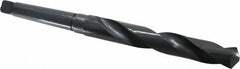 Interstate - 21mm, 2MT 118° Point High Speed Steel Taper Shank Drill Bit - Americas Industrial Supply