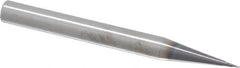 RobbJack - 0.5mm Diam, 0.5mm LOC, 2 Flute Solid Carbide Ball End Mill - AlTiN Finish, Single End, 63mm OAL, 6mm Shank Diam, Spiral Flute - Americas Industrial Supply