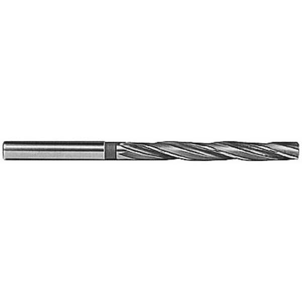 Interstate - 21/32" Diam, 3 Flute, High Speed Steel Straight Shank Core Drill - Americas Industrial Supply