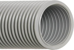 Hi-Tech Duravent - 1-1/4" ID, 20 Hg Vac Rating, 22 psi, EVA Vacuum & Duct Hose - 50' Long, Gray, 3-1/2" Bend Radius, -65 to 140°F - Americas Industrial Supply