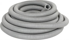 Hi-Tech Duravent - 1-1/2" ID, 18 Hg Vac Rating, 20 psi, EVA Vacuum & Duct Hose - 50' Long, Gray, 4" Bend Radius, -65 to 140°F - Americas Industrial Supply