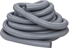 Hi-Tech Duravent - 2" ID, 25 Hg Vac Rating, 27 psi, PVC Vacuum & Duct Hose - 50' Long, Gray, 1-5/8" Bend Radius, -20 to 150°F - Americas Industrial Supply