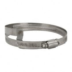 Hi-Tech Duravent - Stainless Steel Hose Clamp - 1/2" Wide x 0.02" Thick, 4-1/4" Hose, 2-3/4 to 4-5/8" Diam - Americas Industrial Supply