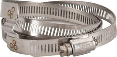 Hi-Tech Duravent - Stainless Steel Hose Clamp - 1/2" Wide x 0.02" Thick, 12" Hose, 11-1/4 to 12-3/4" Diam - Americas Industrial Supply