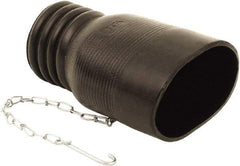 Hi-Tech Duravent - 3" ID Custom EPDM Twin Tailpipe Adapter - 8" Long - Americas Industrial Supply