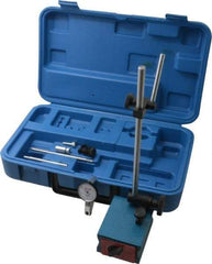 SPI - 0.0005" Graduation, 0-15-0 Dial Reading, Indicator & Base Kit - 3-1/8" Base Length x 2-1/16" Base Width x 2" Base Height, 1-1/2" Dial Diam - Americas Industrial Supply