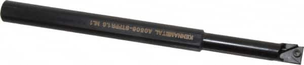 Kennametal - 10.54mm Min Bore Diam, 127mm OAL, 3/8" Shank Diam, A-STFP Indexable Boring Bar - 1.63" Max Bore Depth, TP.. Insert, Screw Holding Method - Americas Industrial Supply