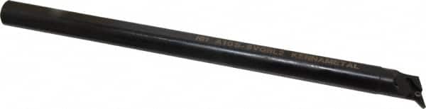 Kennametal - 21.59mm Min Bore Diam, 10" OAL, 5/8" Shank Diam, A-SVQB Indexable Boring Bar - VB.. Insert, Screw Holding Method - Americas Industrial Supply