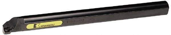 Kennametal - 30.23mm Min Bore Diam, 304.8mm OAL, 1" Shank Diam, A-SCLP-AP Indexable Boring Bar - CP.. Insert, Screw Holding Method - Americas Industrial Supply