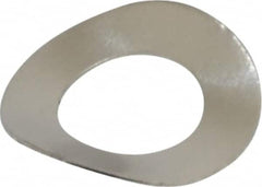 Made in USA - #8 Screw, 0.16" ID x 0.29" OD, Grade 300 Stainless Steel Single Wave Washer - 0.006" Thick, 0.053" Overall Height, 0.013" Deflection - Americas Industrial Supply
