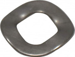 Made in USA - #10 Screw, 0.203" ID x 0.368" OD, Grade 17-7 PH-A Stainless Steel Triple Wave Washer - 0.016" Thick, 0.045" Overall Height, 0.003" Deflection - Americas Industrial Supply