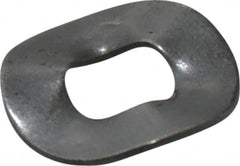 Made in USA - #6-#8 Screw, 0.167" ID x 0.375" OD, Grade 1074-1095 Spring Steel Triple Wave Washer - 0.016" Thick, 0.04" Overall Height, 0.003" Deflection - Americas Industrial Supply