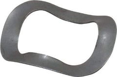 Made in USA - 1/2" Screw, 0.53" ID x 0.78" OD, Grade 1074-1095 Spring Steel Triple Wave Washer - 0.012" Thick, 0.125" Overall Height, 0.025" Deflection, 19.47 Lb at Deflection - Americas Industrial Supply