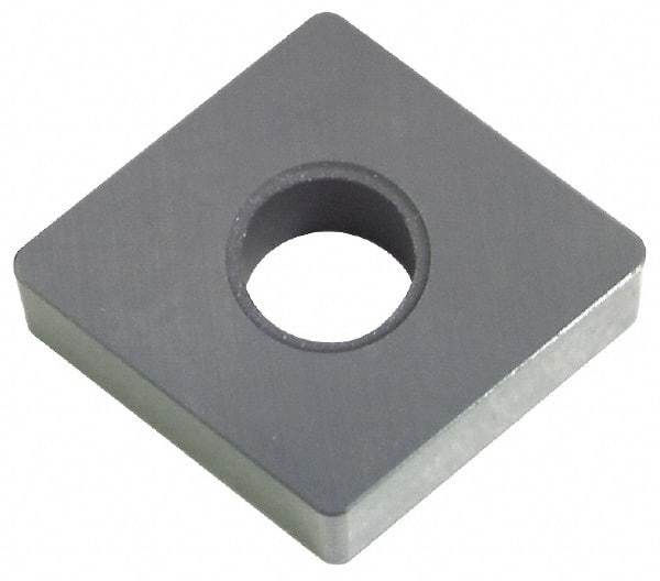 Sumitomo - NU-CCGA32.50.5 Grade BN250 PCBN Turning Insert - Uncoated, 80° Diamond, 3/8" Inscr Circle, 5/32" Thick, 0.0078" Corner Radius - Americas Industrial Supply