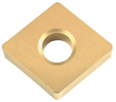 Sumitomo - CNMX432 Grade DA2200 Polycrystalline Diamond (PCD) Turning Insert - 80° Diamond, 1/2" Inscr Circle, 3/16" Thick, 1/32" Corner Radius - Americas Industrial Supply