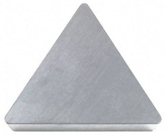 Sumitomo - TPGA331 Grade DA2200 Polycrystalline Diamond (PCD) Turning Insert - 60° Triangle, 3/8" Inscr Circle, 3/16" Thick, 1/64" Corner Radius - Americas Industrial Supply