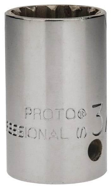 Proto - 1/2" Drive, 3/4" Socket, Spline Socket - 12 Points, 1-9/16" OAL - Americas Industrial Supply